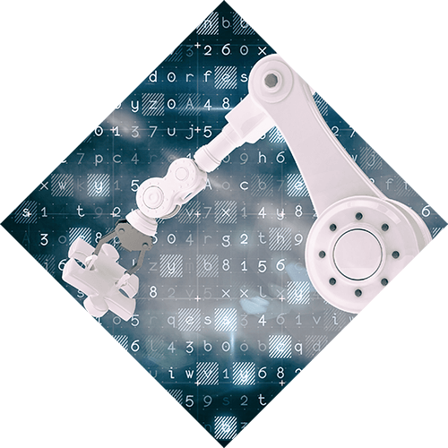 robot arm holding puzzle piece