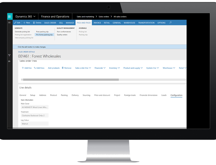 Syscom 365 Furniture: Furniture Manufacturing Software | Syscom PLC
